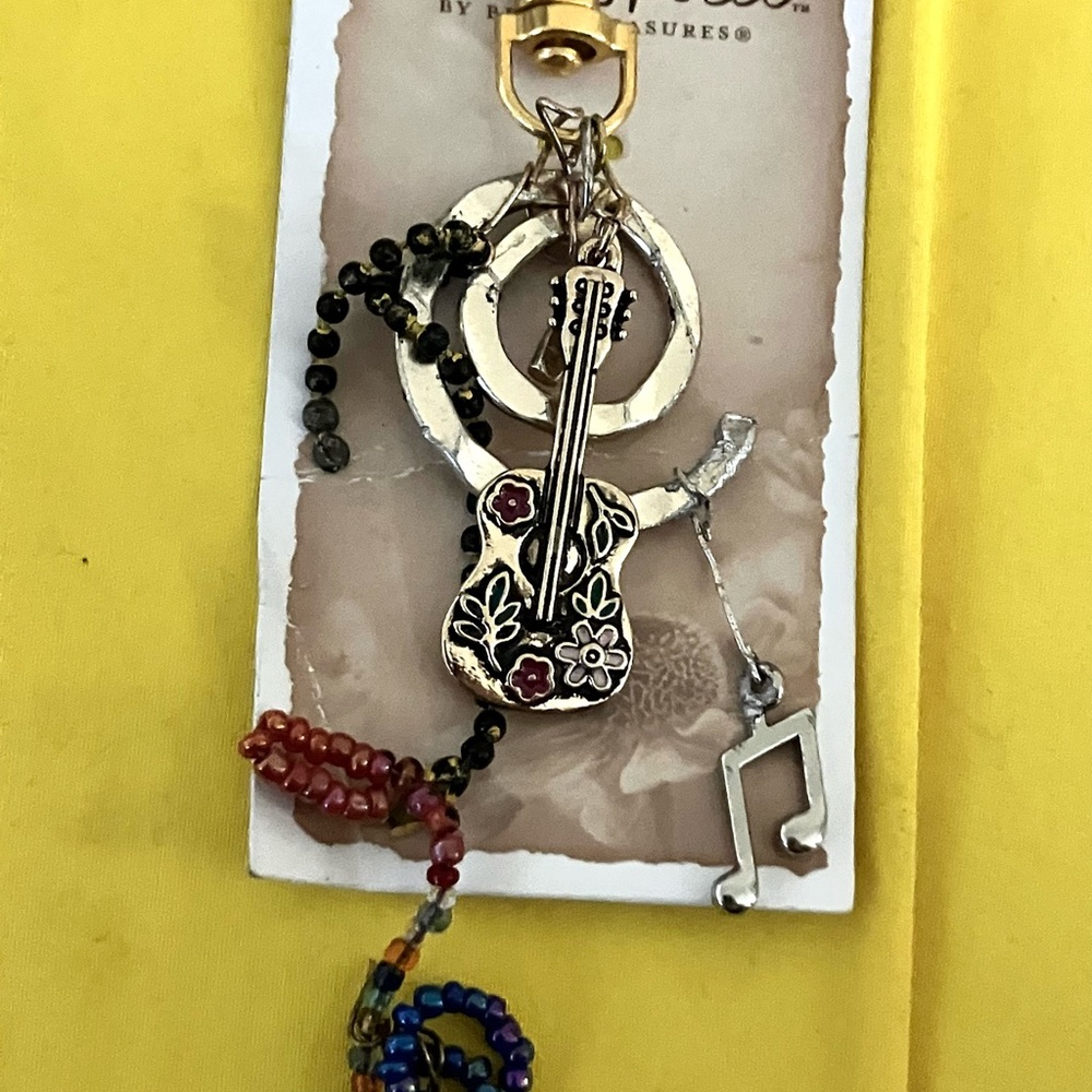 A musicians bag fob.